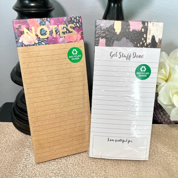 NWT Cloth Fabric Hardcover Notebook/Journal Notepad Stationery Bundle - Picture 4 of 8